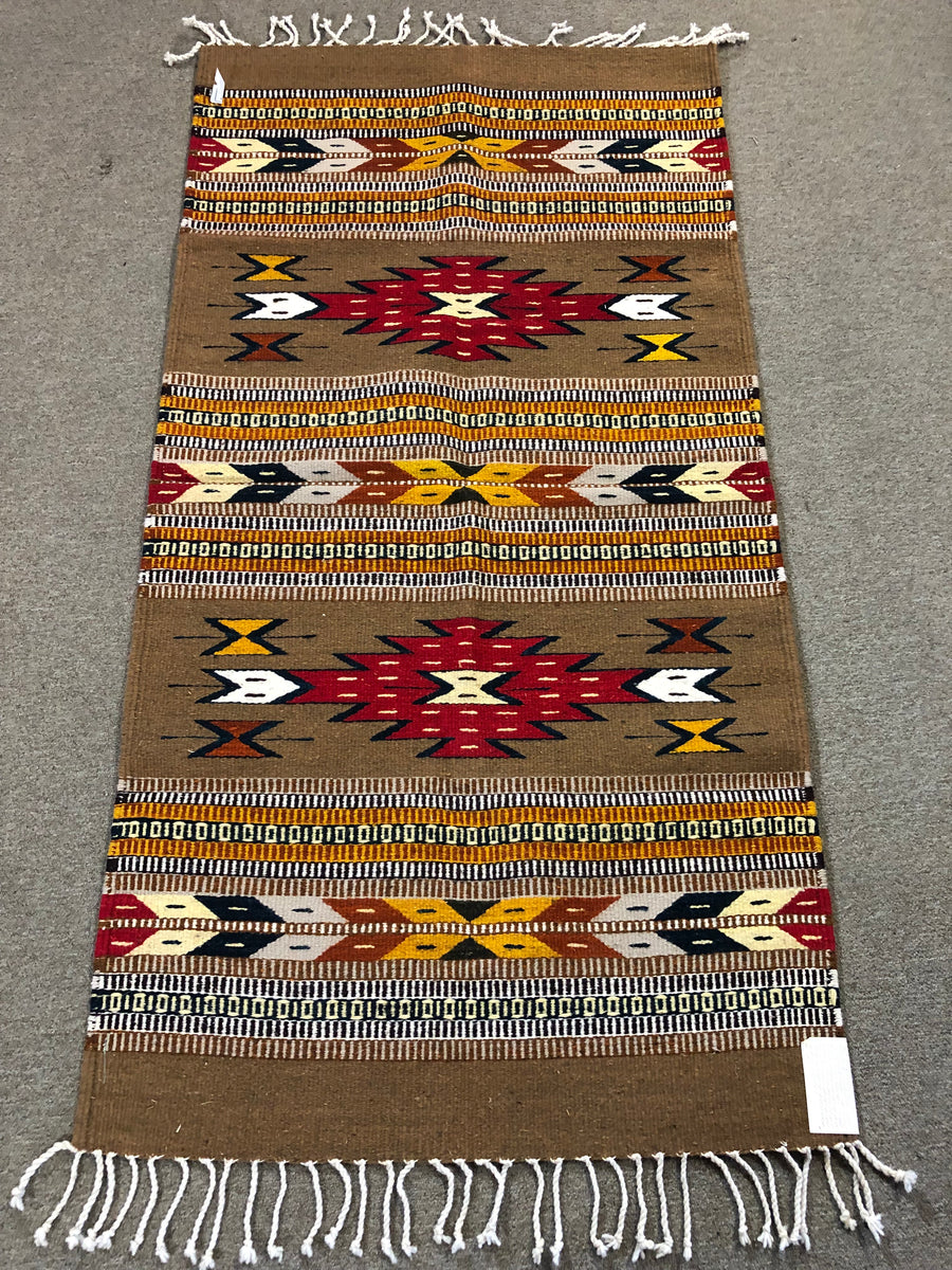 Kiva Store  Handwoven Zapotec Wool Rug in Colorful Stripes (2.5x4.5) -  Oaxaca Rainbow