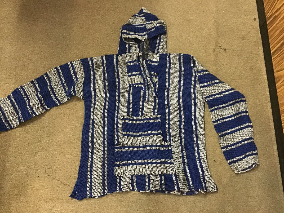 Baja Pullover with hood in size large L.Baja.004 – Del Sol/Off Fourth