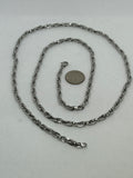 Stainless steel hypoallergenic 29” necklace  ST105