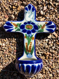 Handcrafted Stoneware Crosses With Bowl